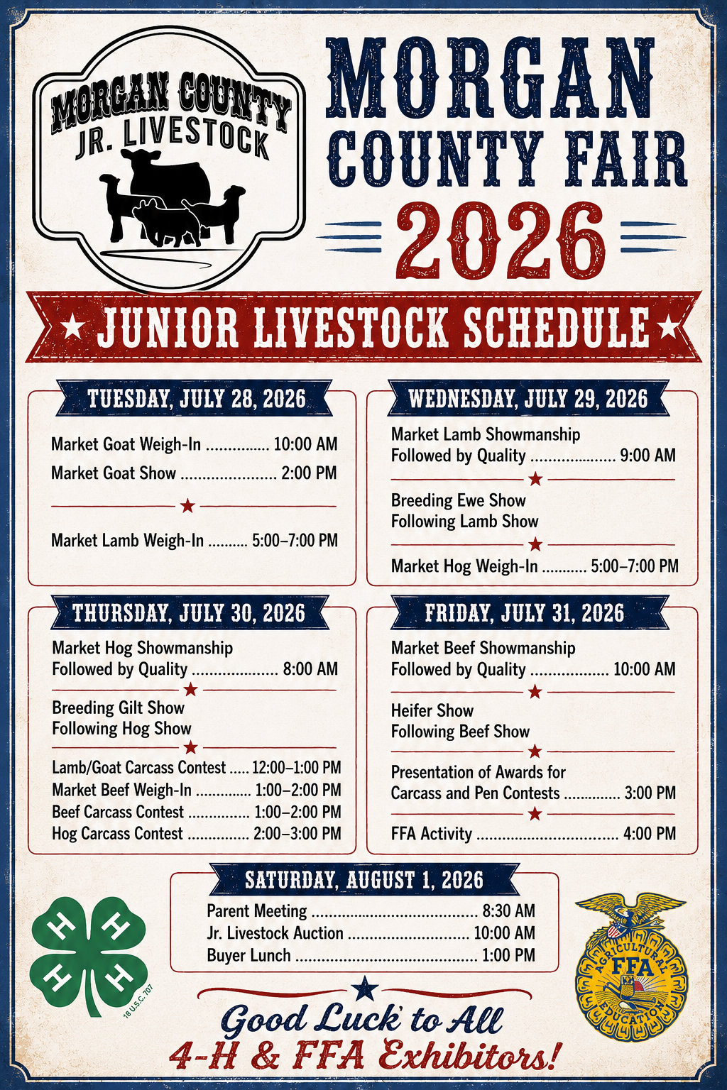 Fair Schedule